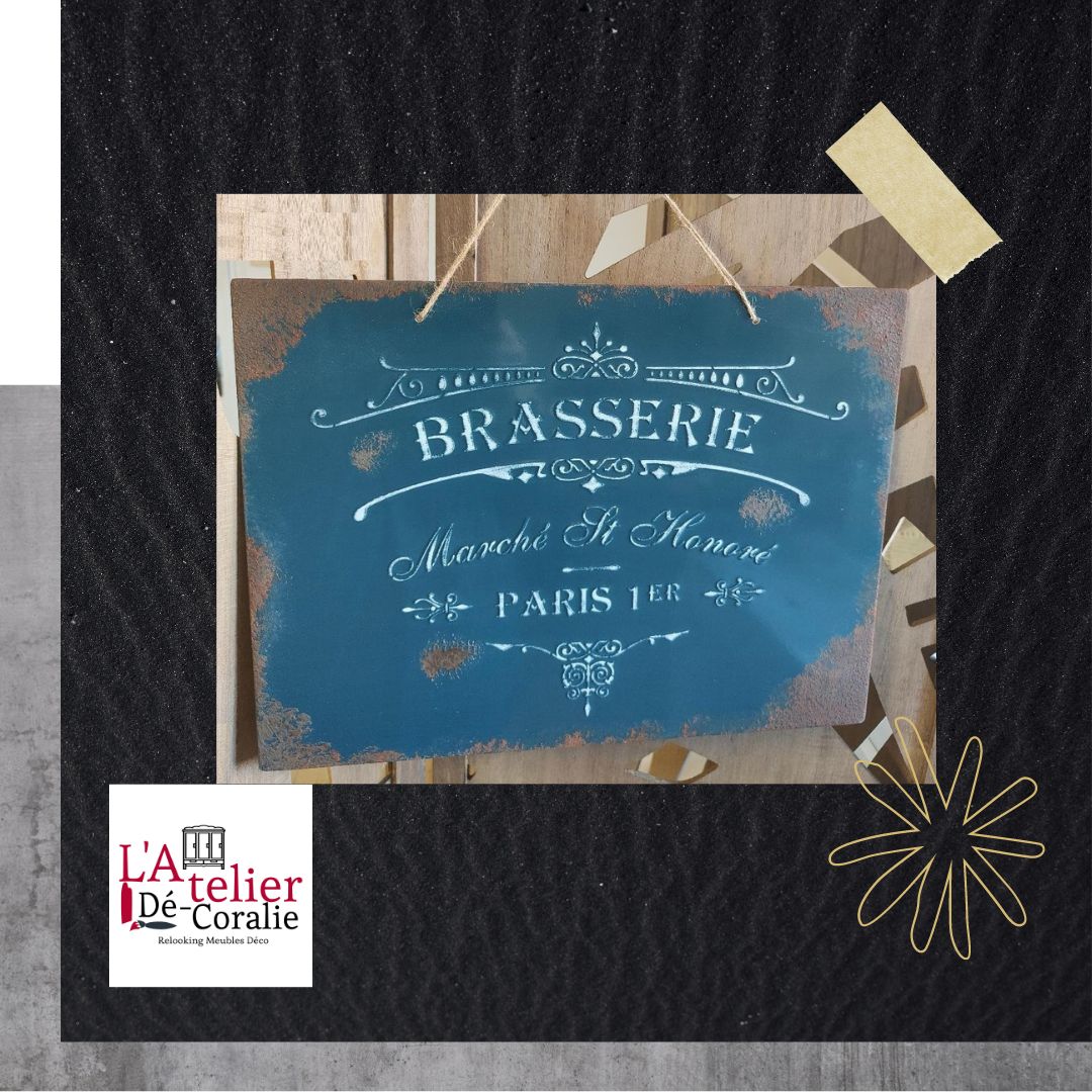 PLAQUE EMAILLEE BRASSERIE 20€ PLAQUE EMAILLEE BRASSERIE 20€